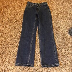 Abercrombie Fitch Ultra High Rise Ankle‎ Straight Dark Wash Denim Jeans Women